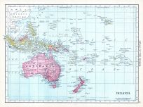 Oceania, World Atlas 1913